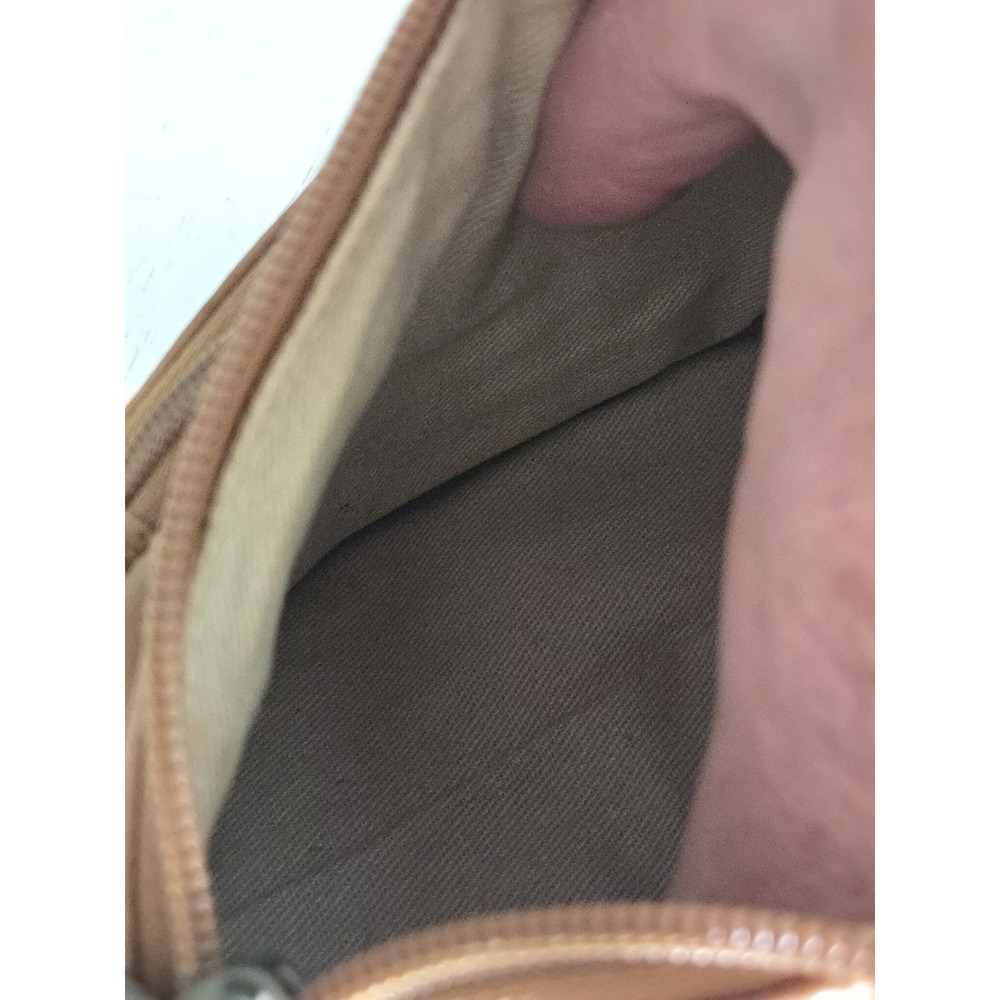 Ellington Sling Crossbody Bag Fanny Pack Waist Leather Adj Strap Distressed Tan - Picture 16 of 16